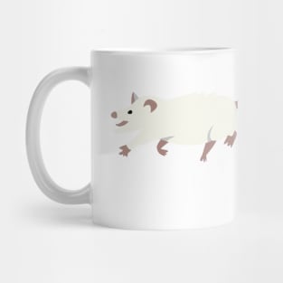 Funny Possum Design, Saber Tooth Death Mouse, Awesome Opossum Mug